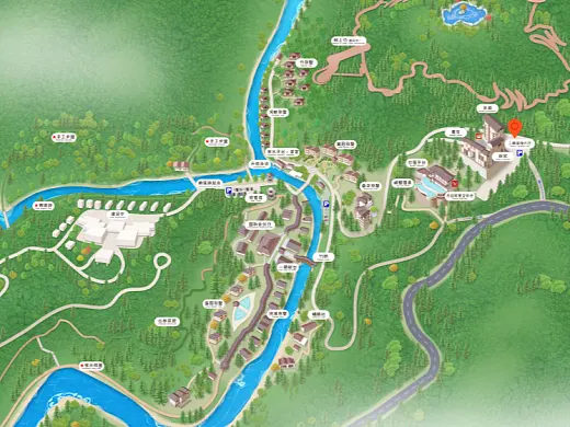 台江结合景区手绘地图智慧导览和720全景技术，可以让景区更加“动”起来，为游客提供更加身临其境的导览体验。
