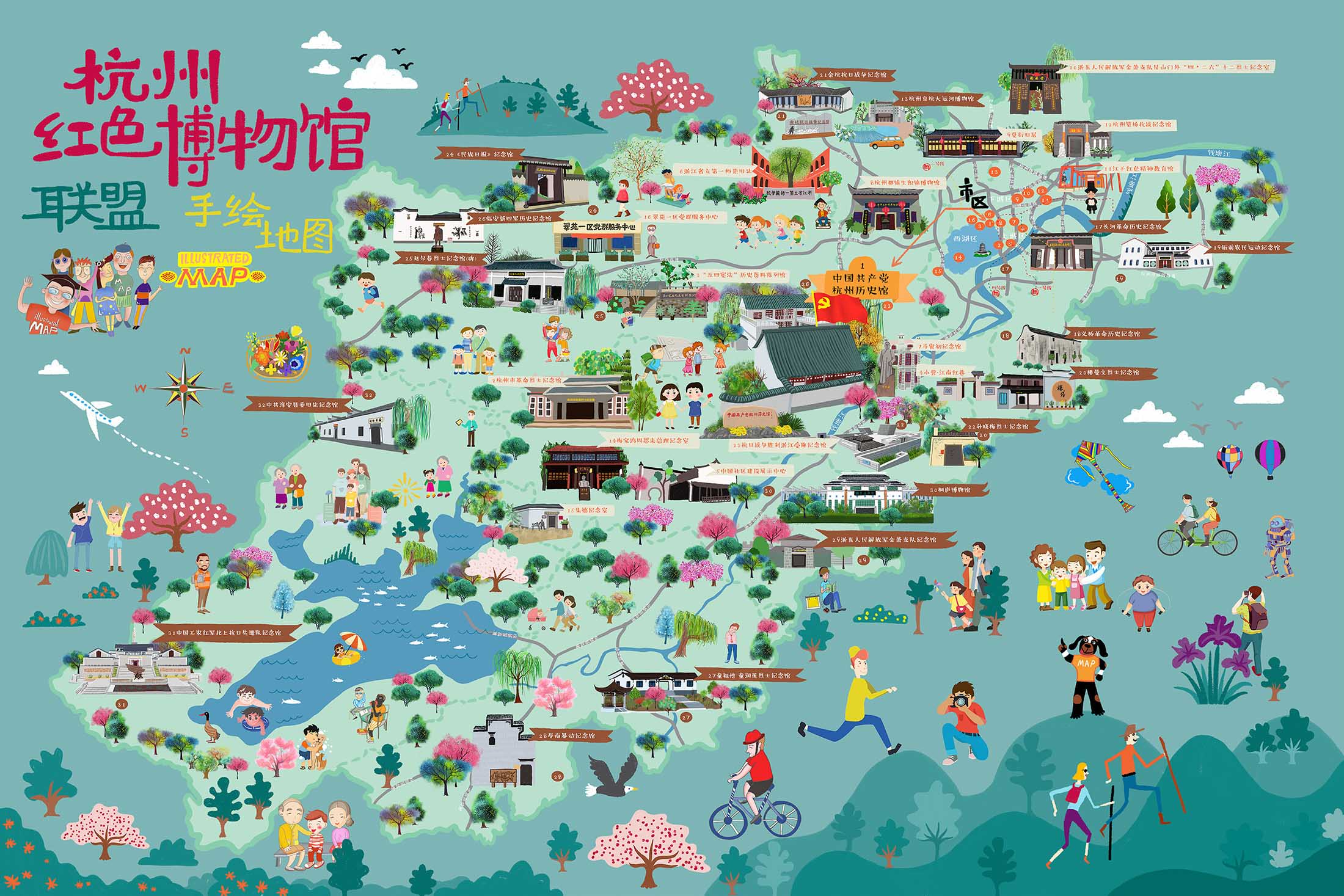 台江手绘地图与科技的完美结合 